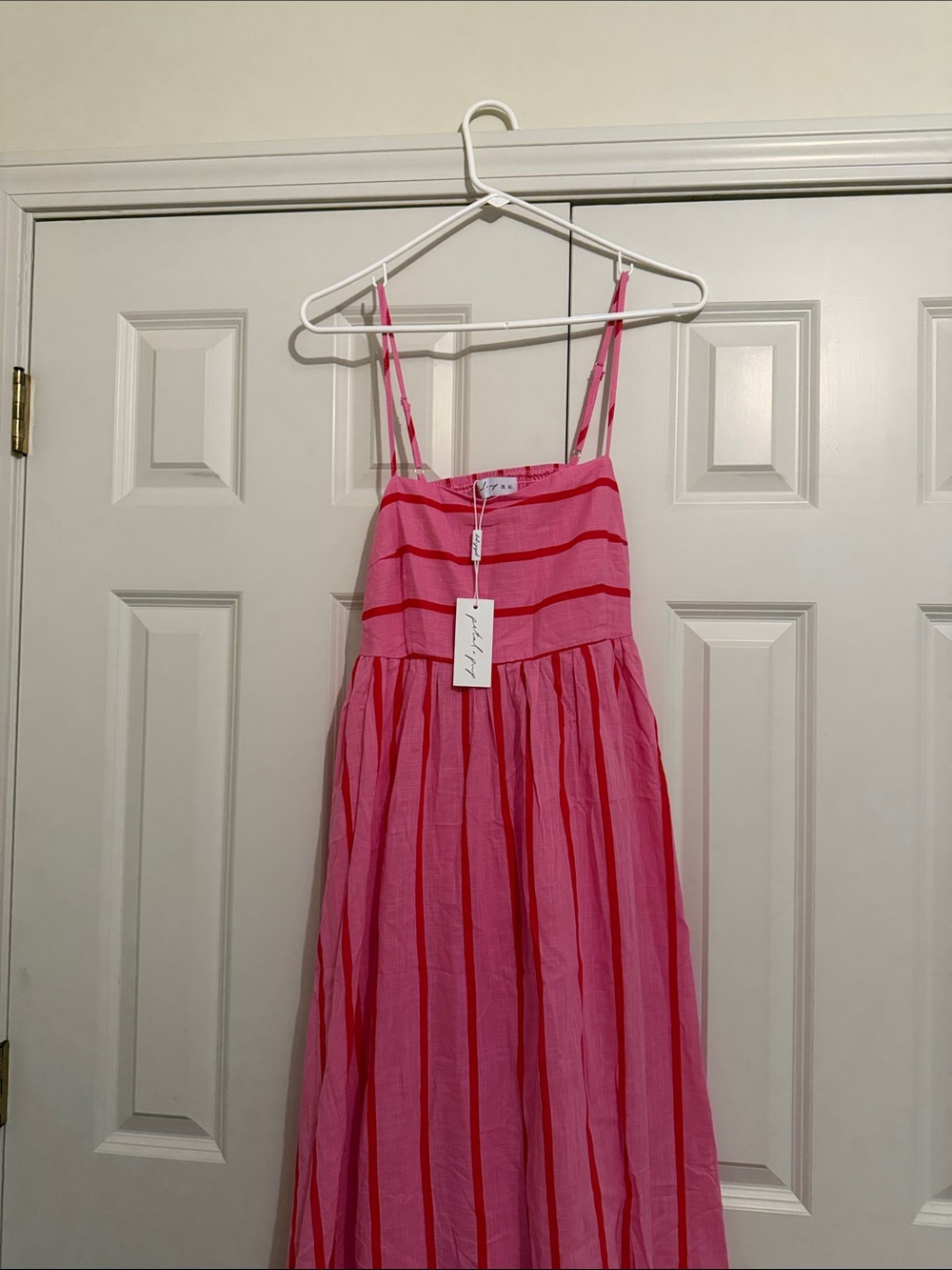 Petal & Pup Pink Striped Maxi Dress - Picture 2 of 3